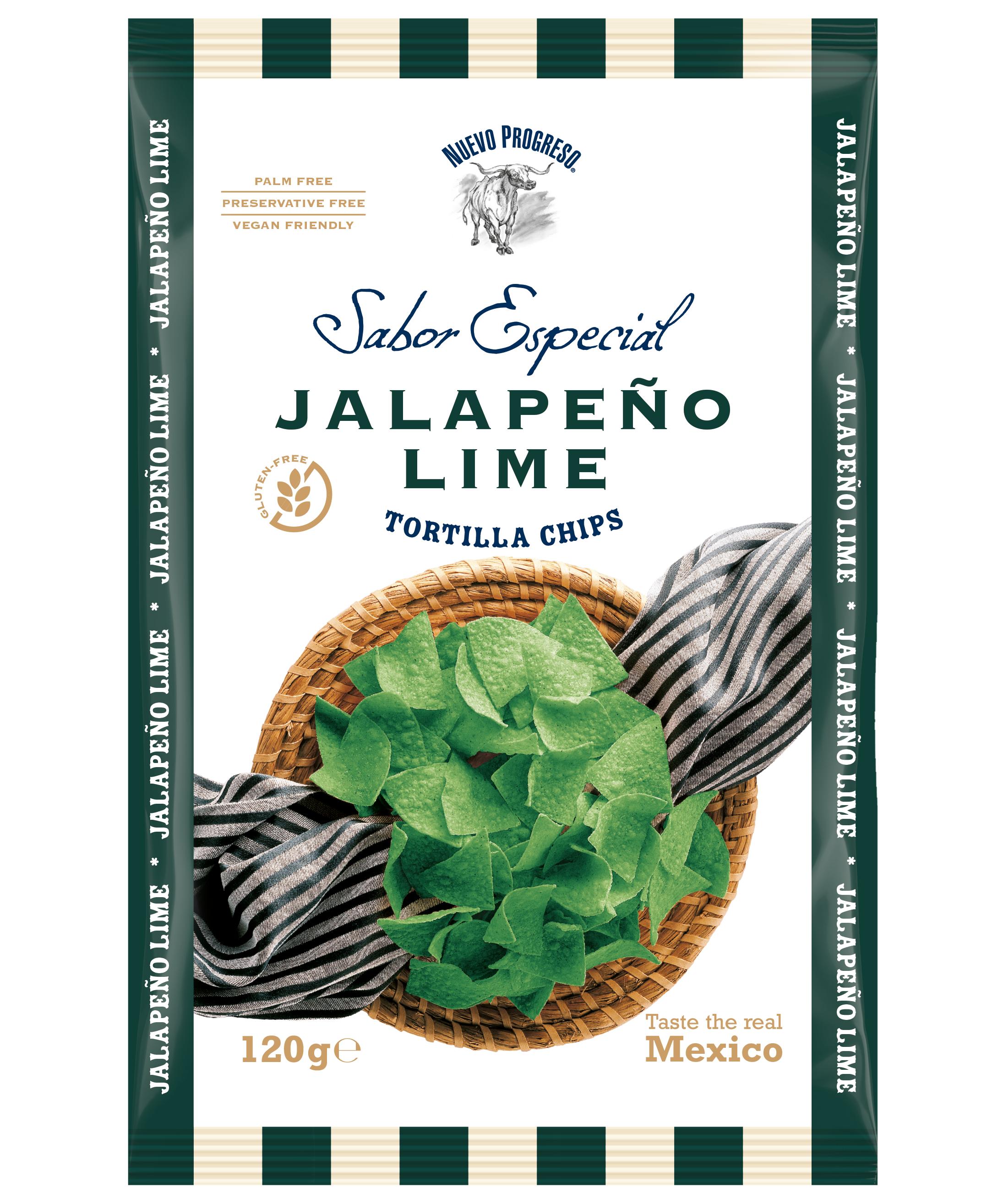 SABOR ESPECIAL Tortilla Chips Jalapeno Lime 120g
