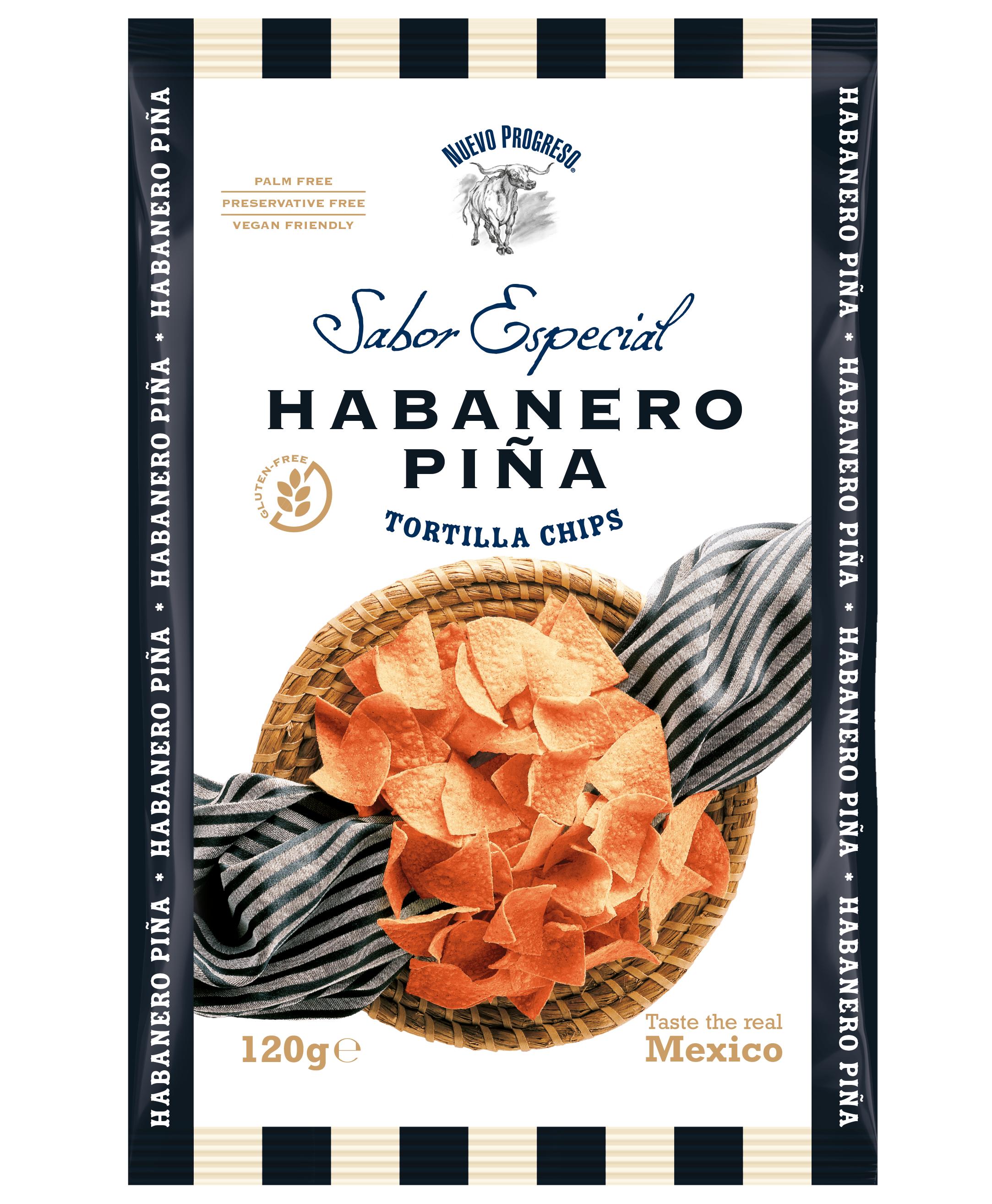 SABOR ESPECIAL Tortilla Chips Habanero Pina 120g